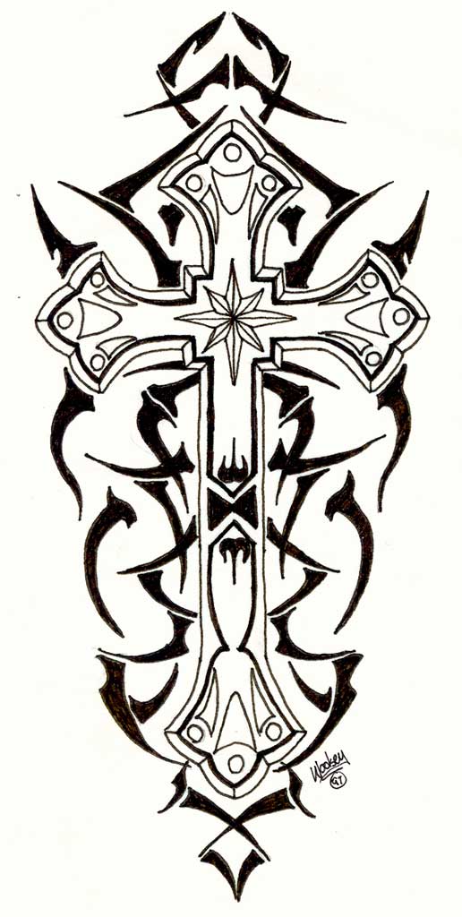 Tribal Cross by designbyry