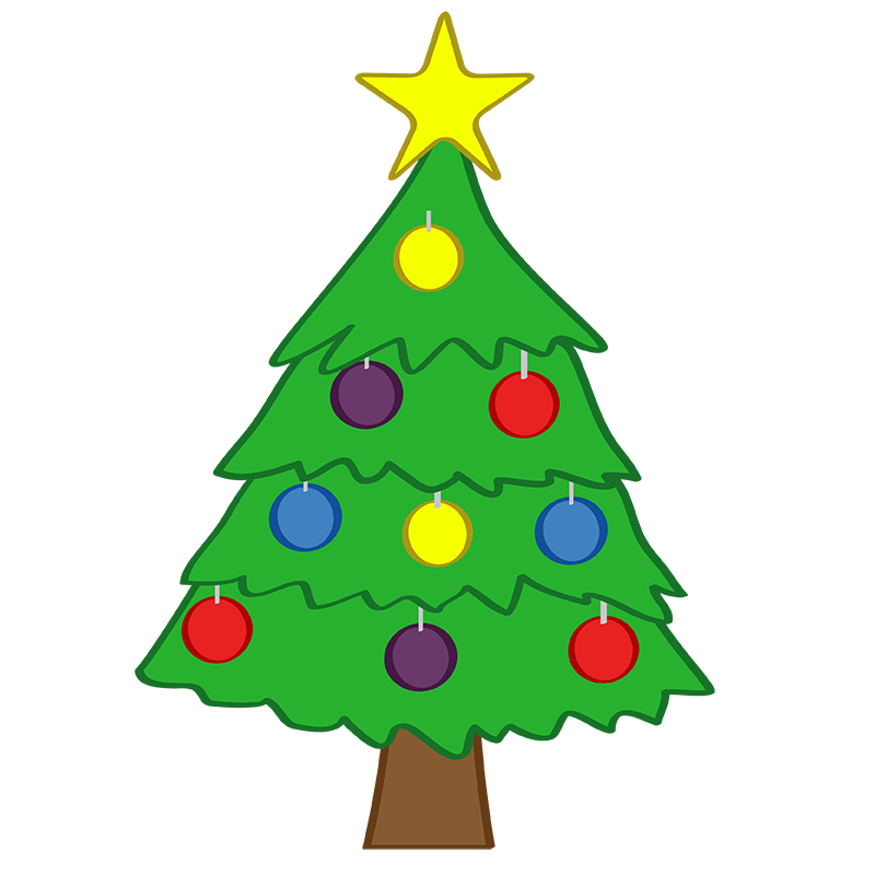 small christmas tree clip art free - photo #1