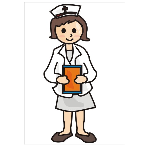 Animated nursing clip art nurse providing information - Clipartix