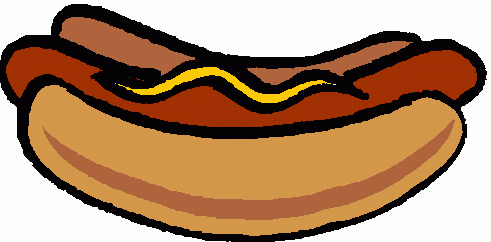 Hot Dog Clipart Black And White - Free Clipart Images