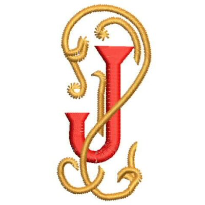 Puttock International Embroidery Designs Yebook Alphabet Letter J ...