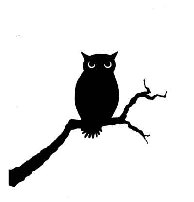 Flying Owl Silhouette - Free Clipart Images