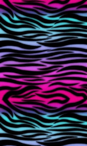 Zebra Colors Live Wallpaper App for Android