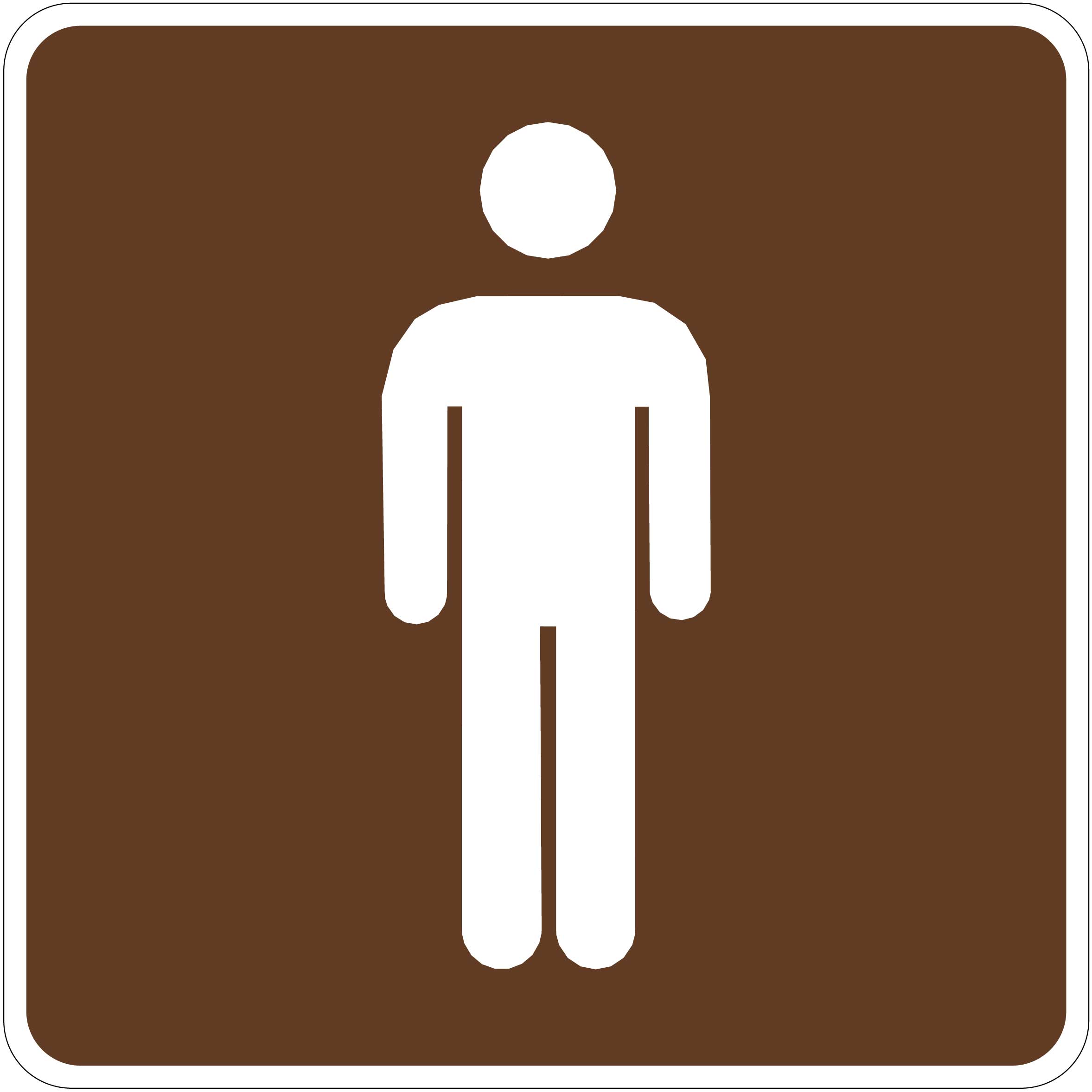 496 views Mens Bathroom Sign