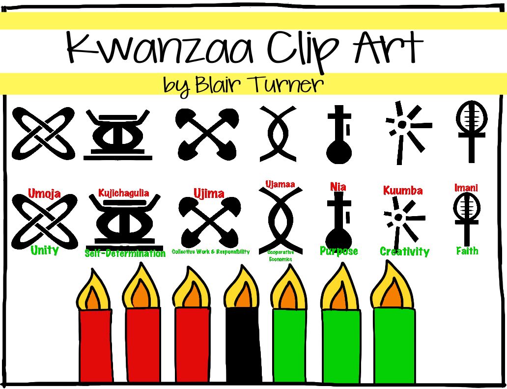 Seven Principles Kwanzaa Clipart