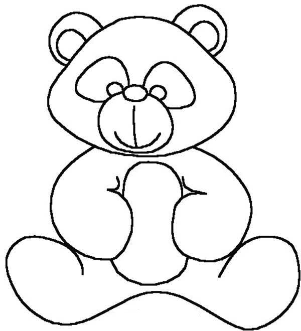 Kids Drawing of Teddy Bear Coloring Page | Color Luna