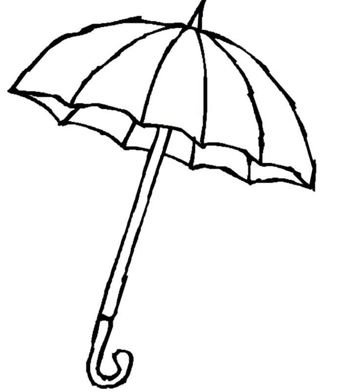 umbrella-colouring-page-clipart-best