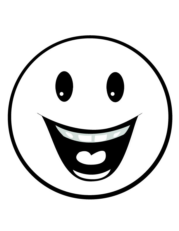 Free Smiley Face Coloring Pages - AZ Coloring Pages