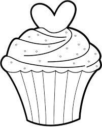 Black And White Cupcake Clipart - Tumundografico
