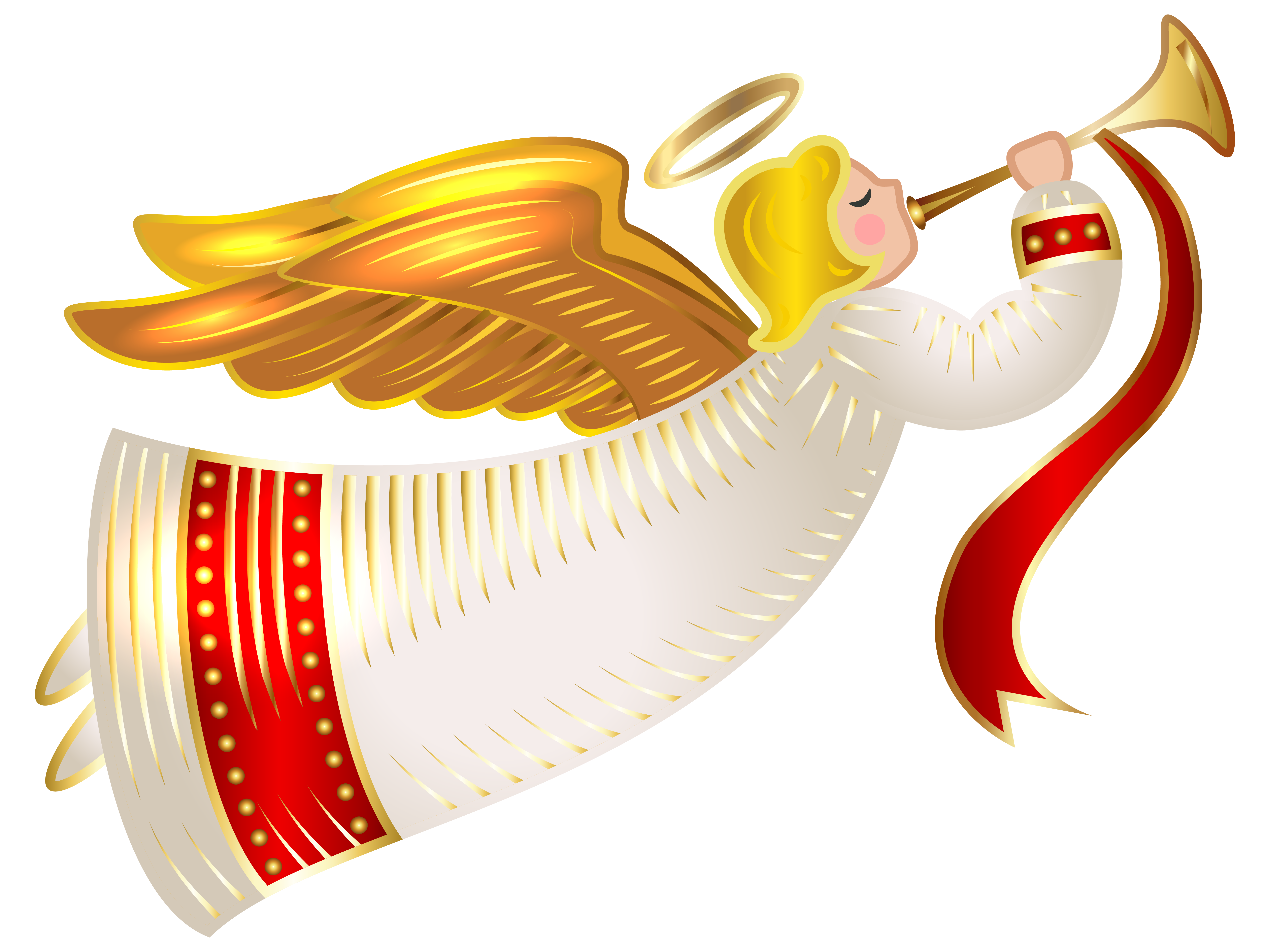 Christmas Angel Transparent PNG Clip Art Image