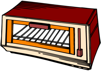 Toaster oven clipart