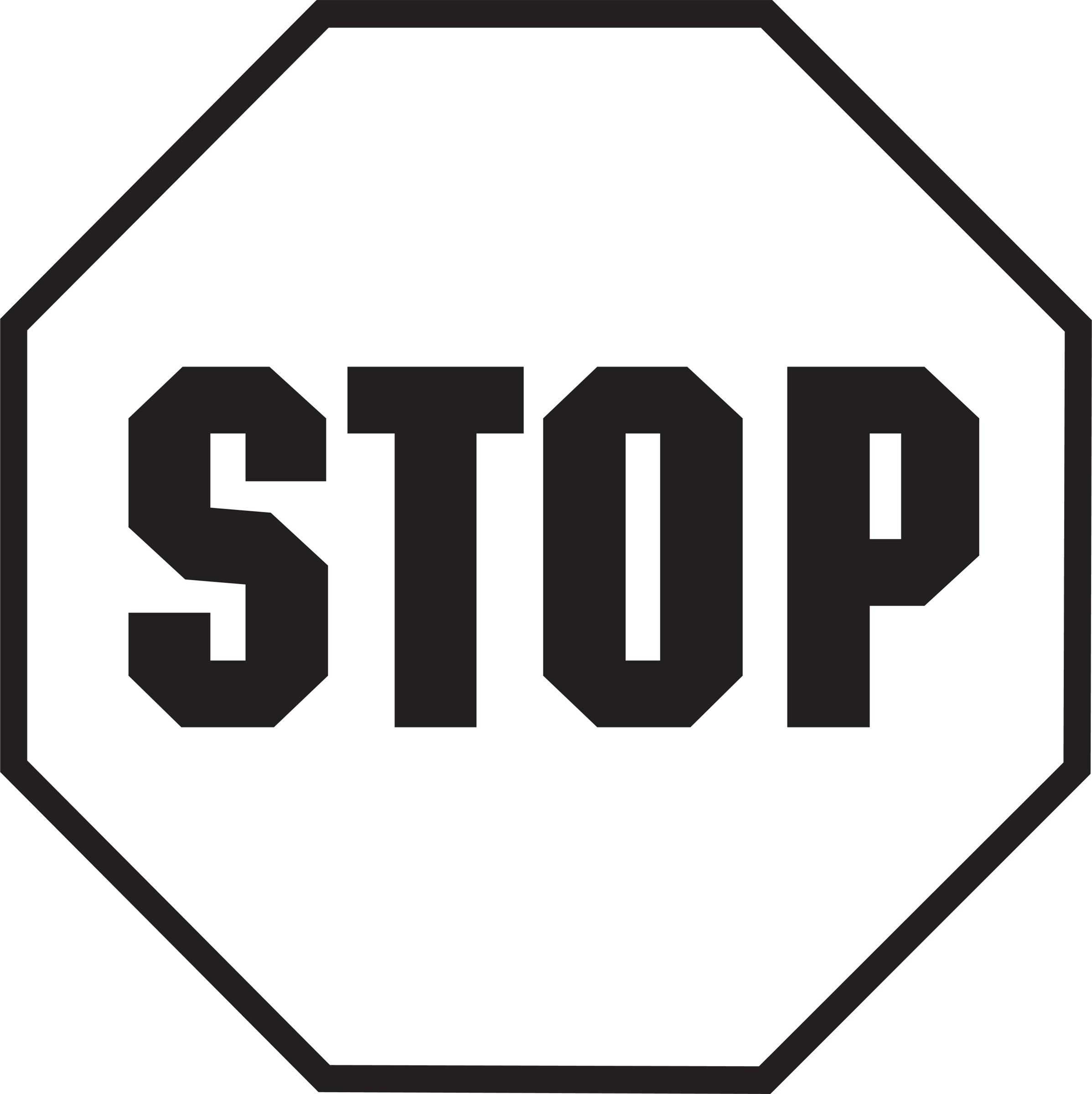 Stop Sign Template Printable ClipArt Best