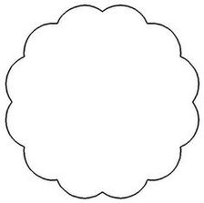 Scalloped Circle Template Free Clipart - Free to use Clip Art Resource