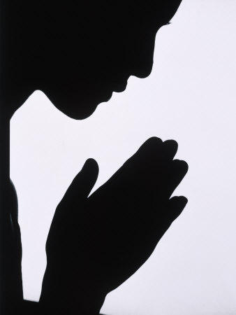 clip art woman praying