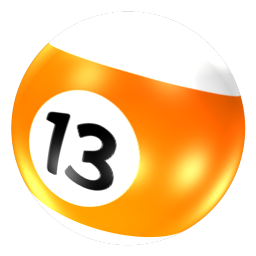 Ball 13 Icon | Pool Ball Iconset | barkerbaggies