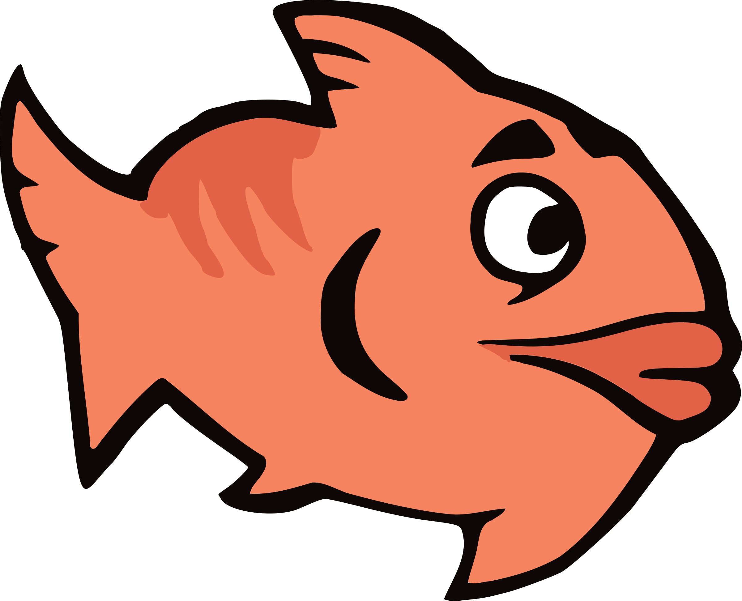 Cartoon Fish Vector Clipart - Free Public Domain Stock Photo