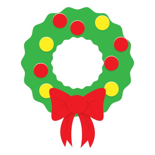 Christmas Clip Art Wreath - ClipArt Best