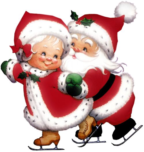 1000+ images about Christmas - Mr & Mrs Santa - Clip Art