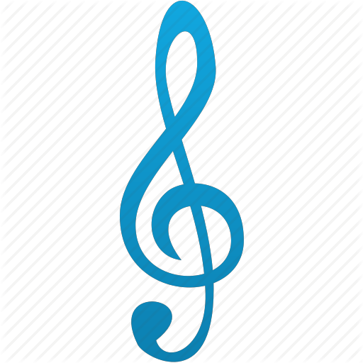 Audio, key, music, note, sound, treble clef icon | Icon search engine