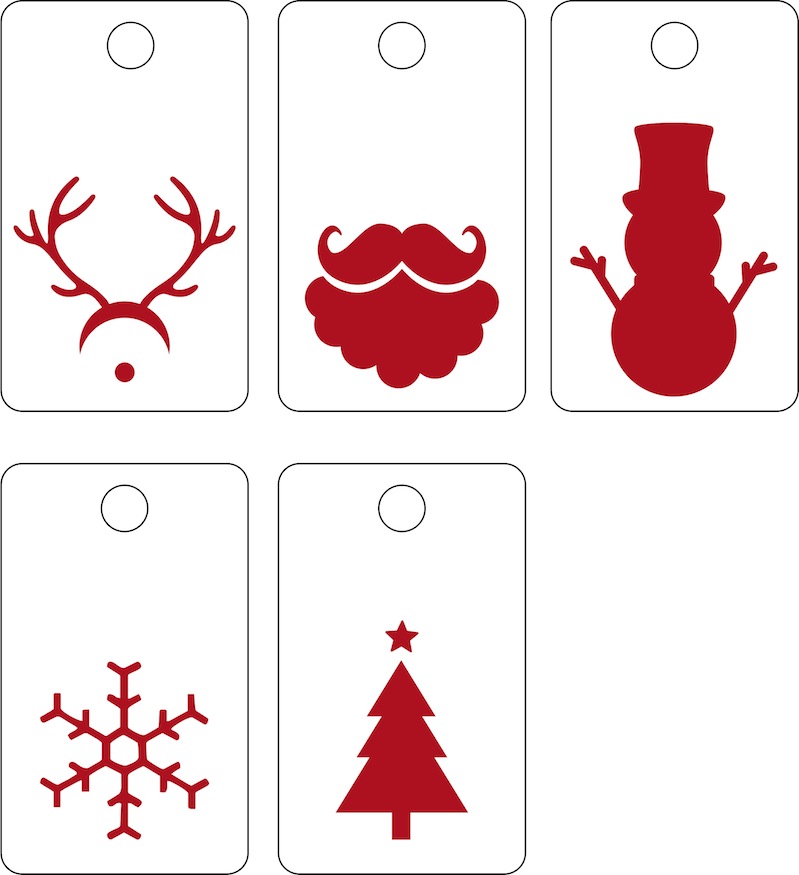 Christmas tags – the .svg version | scrappystickyinkymess - ClipArt