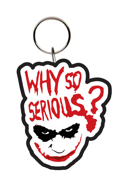 Batman The Dark Knight - Joker Why So Serious? Keyring | Sold at ...