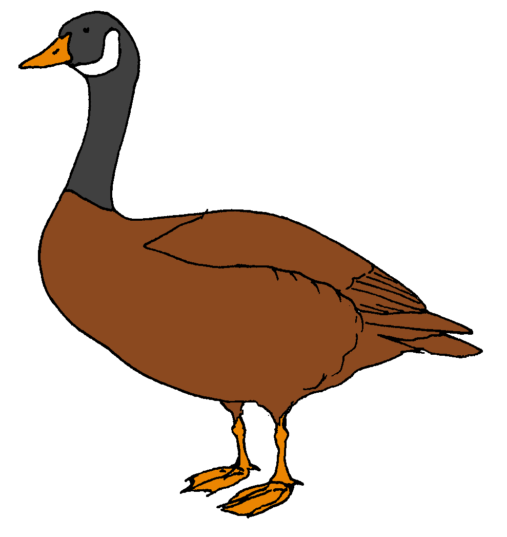 Goose Cartoon Clipart