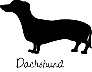 silhouette_of_a_dachshund_dog_ ...