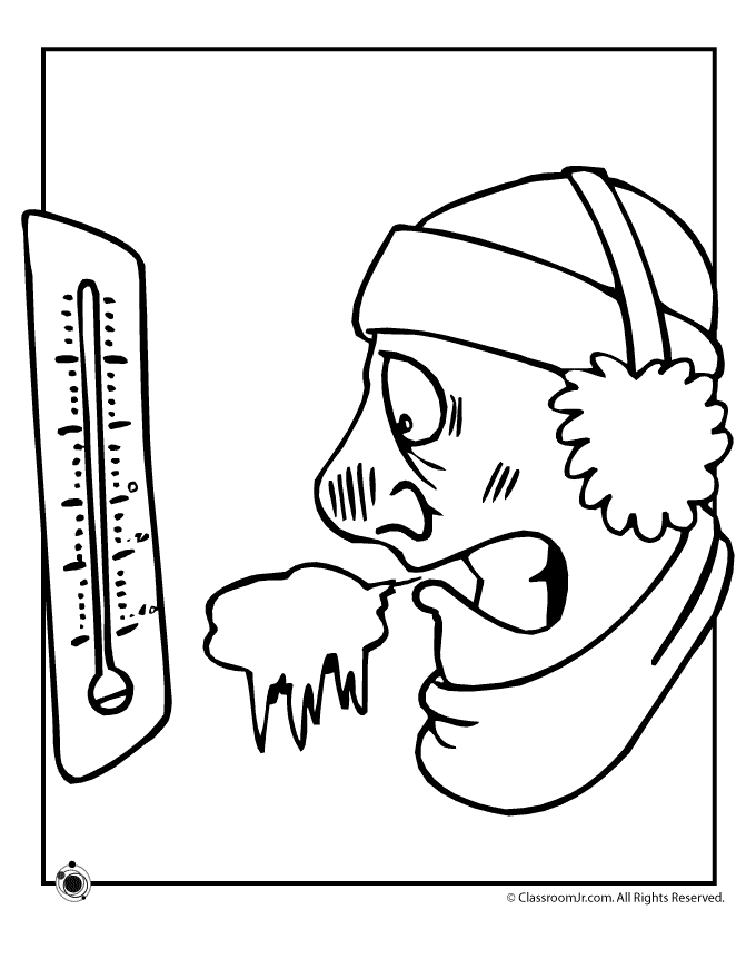 snowy weather coloring pages - photo #6