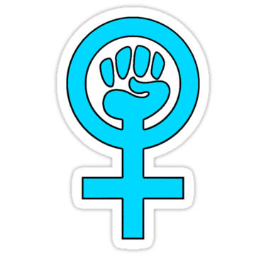 Women's Power / Feminist Symbol" Stickers by 321Outright | Redbubble