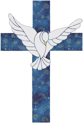 free clip art cross and dove - photo #22