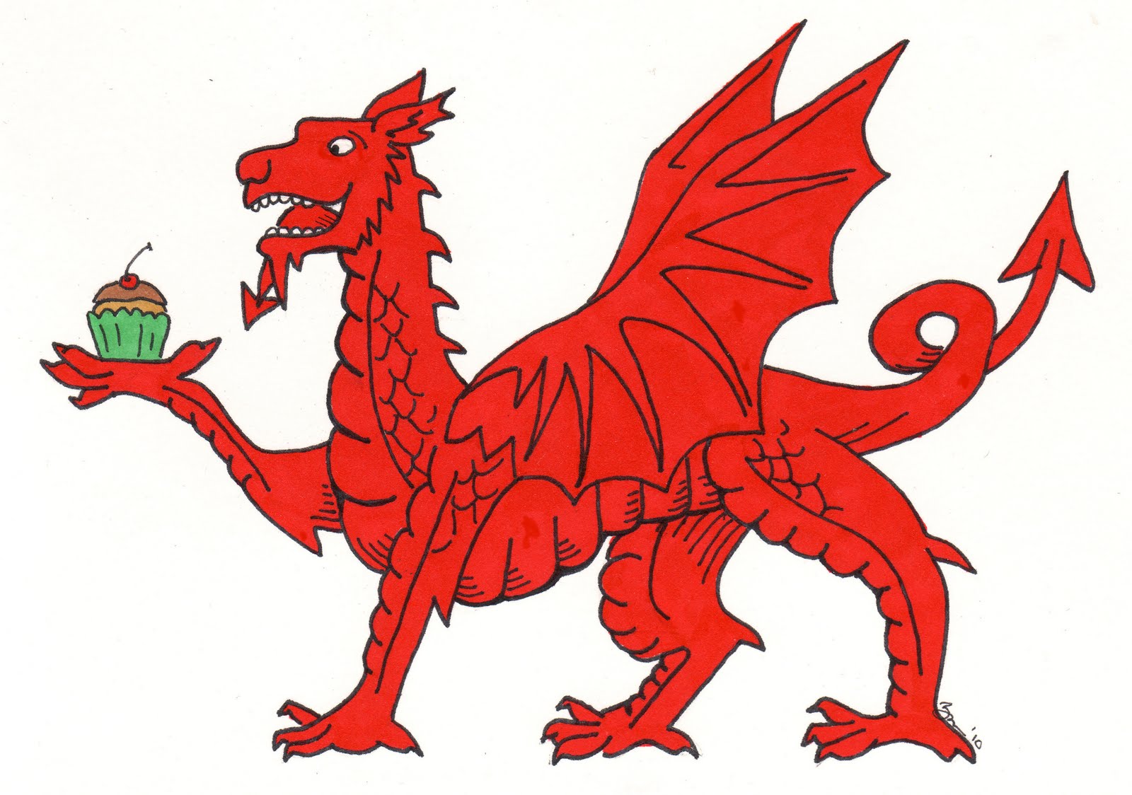 Illustrations by Em: The Red Dragon