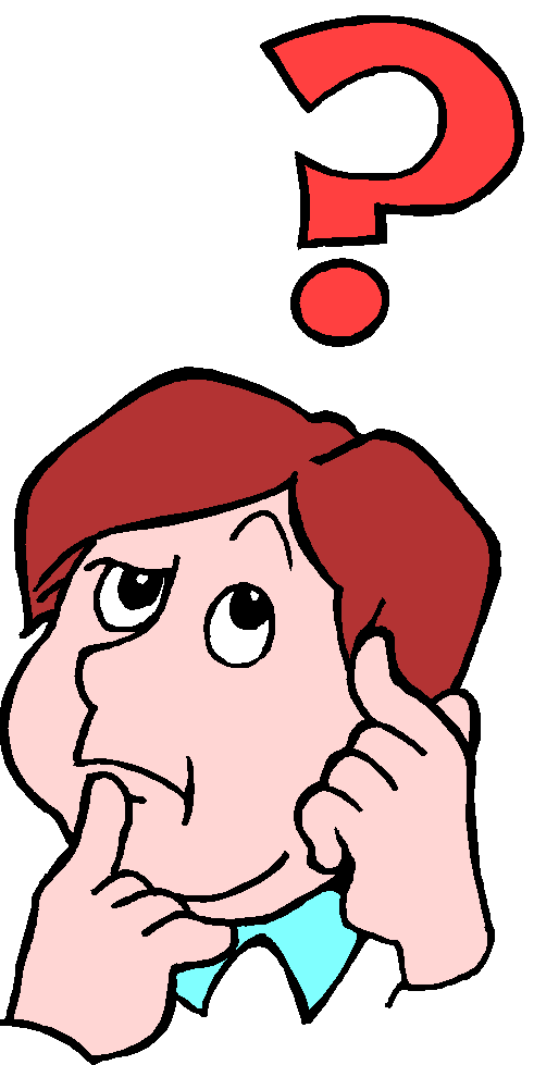 Clipart confused person