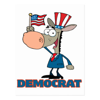 Democratic Donkey Postcards | Zazzle