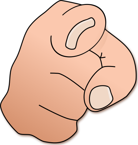 503 views Clipart finger pointing at you