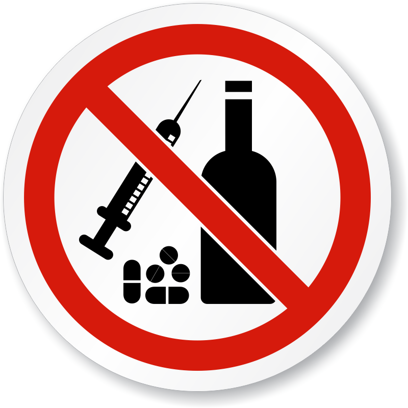 No Drugs Clipart