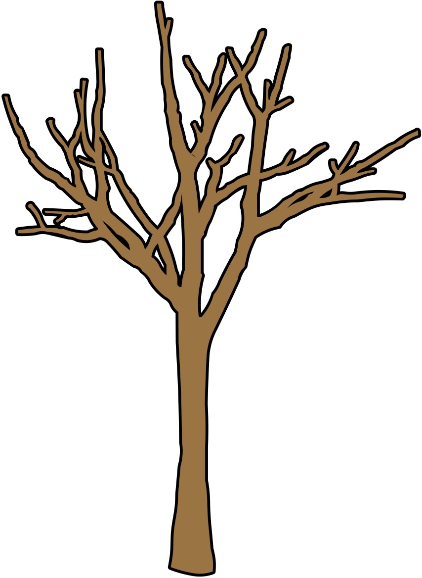 Tree bare clipart