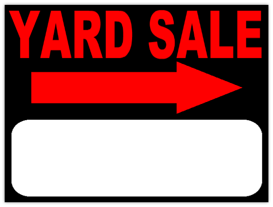 clip art yard sale sign - photo #18