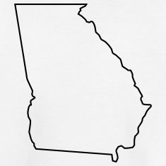 Ga state outline clipart
