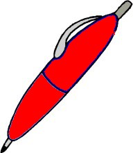 Clip Art Red Pen Clipart