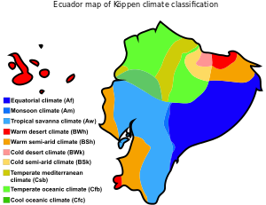 Climate of Ecuador - Wikipedia