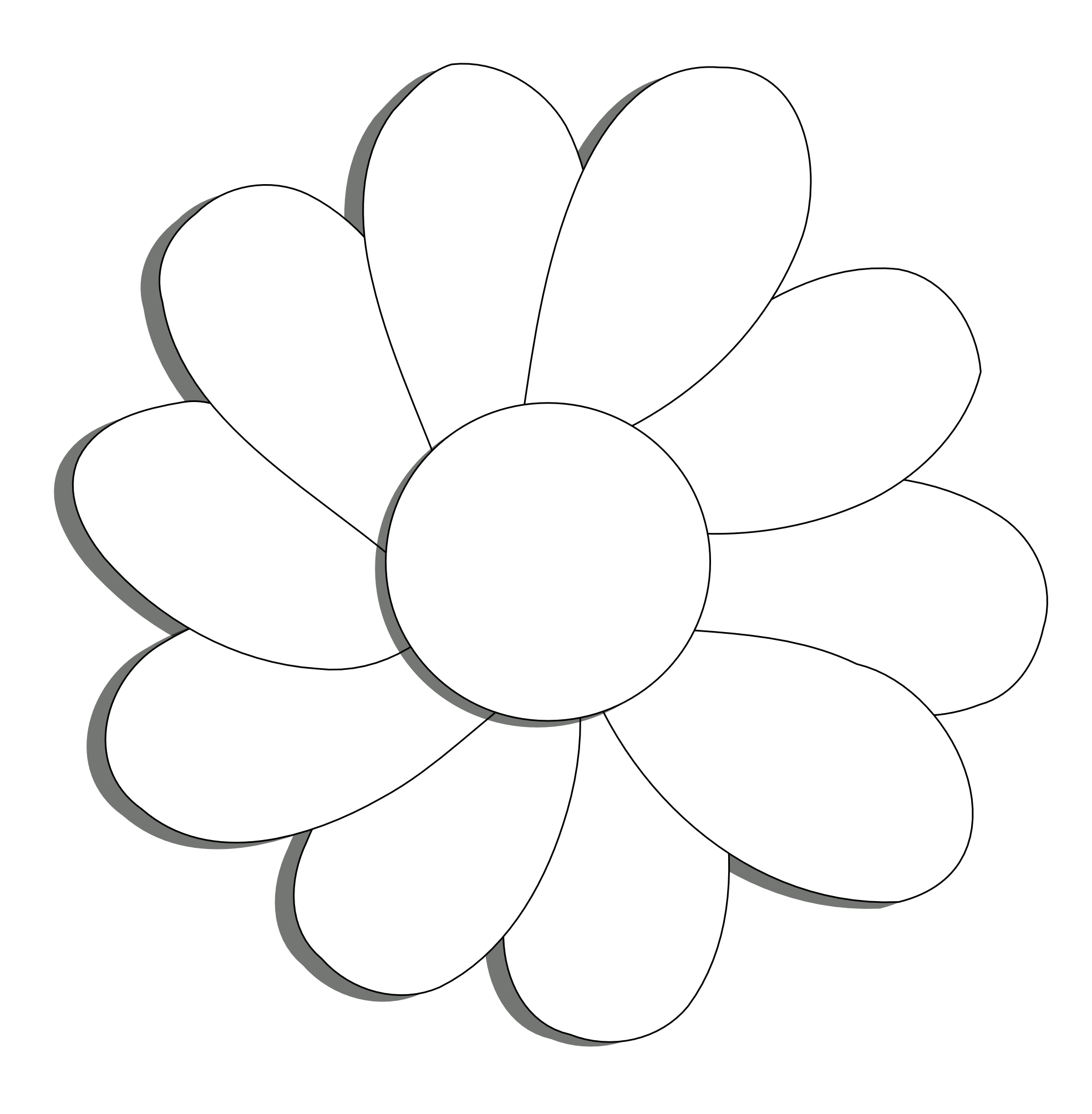 daisy-flower-outline-clipart-best