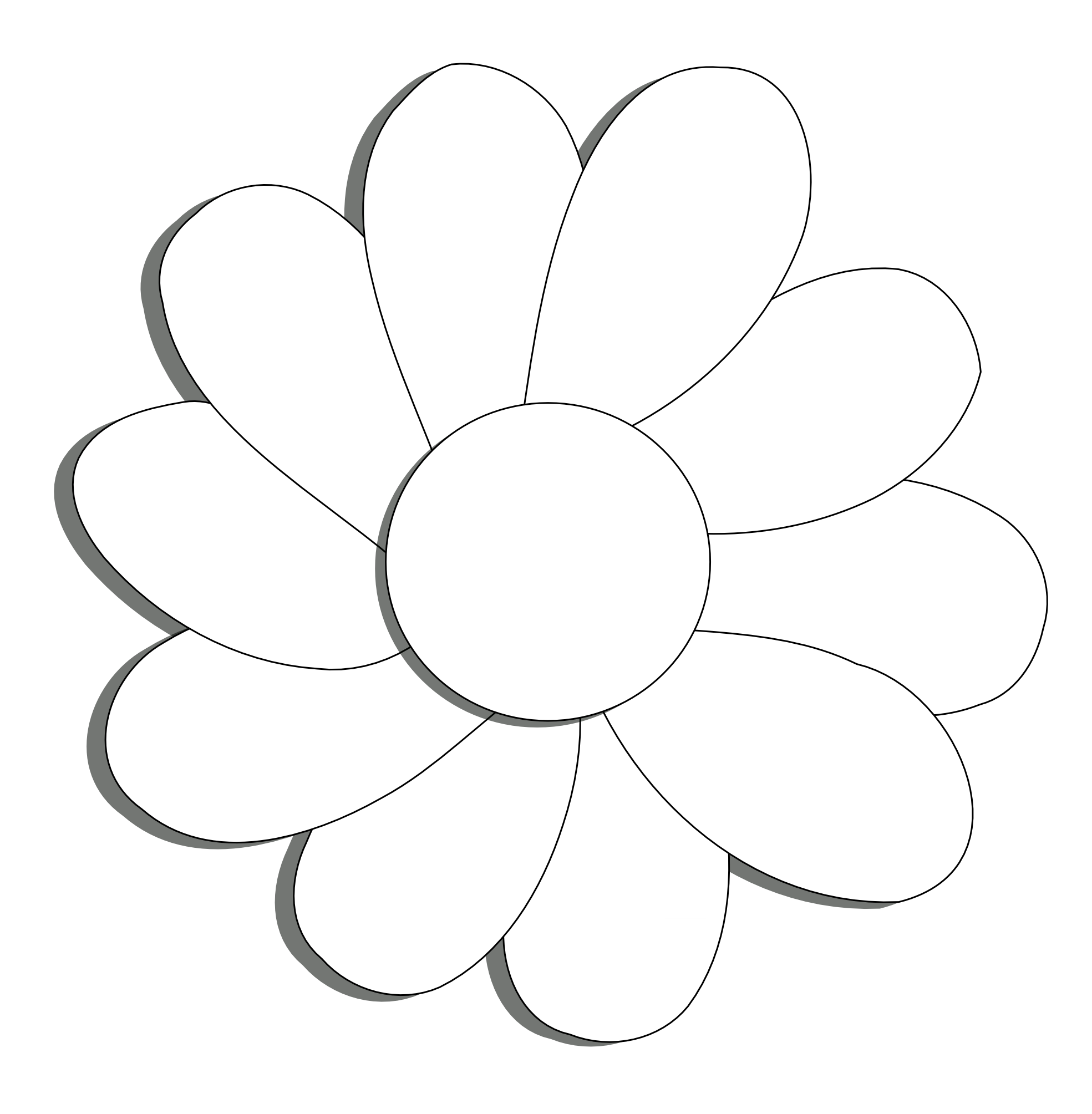 Daisy Flower Outline ClipArt Best