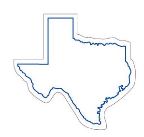 Shape of texas clip art