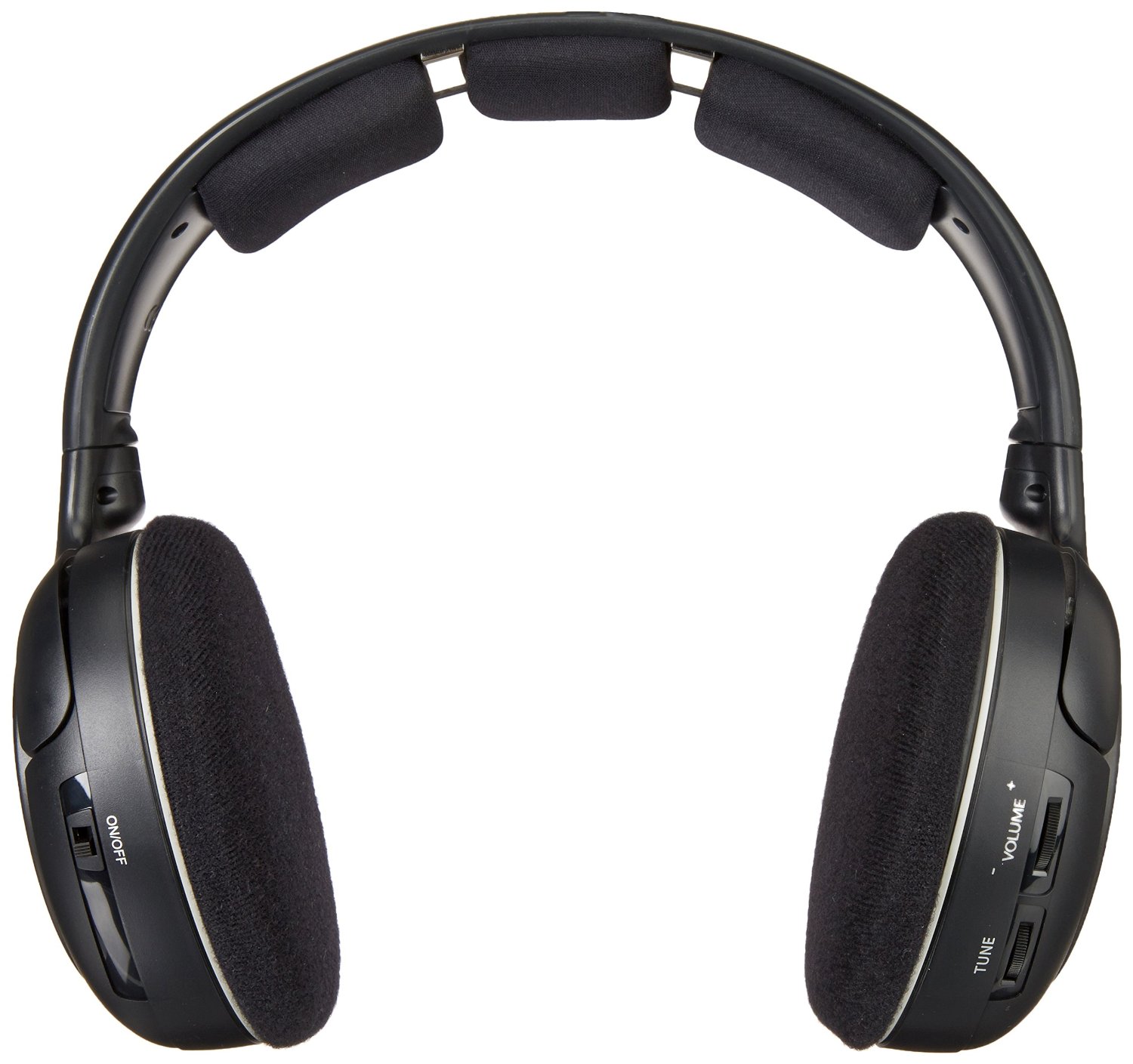 Amazon.com: Sennheiser RS120 On-Ear Wireless RF Headphones with ...