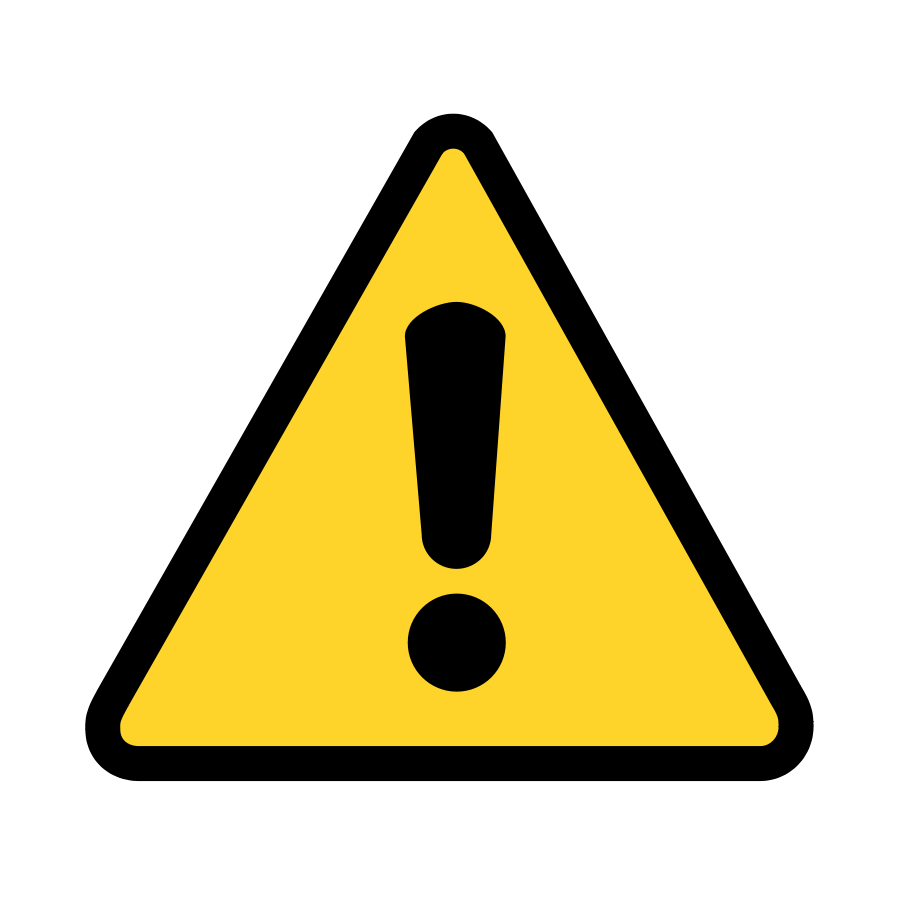 Warning signs clip art