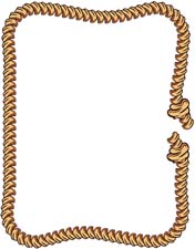 Rope frame clipart