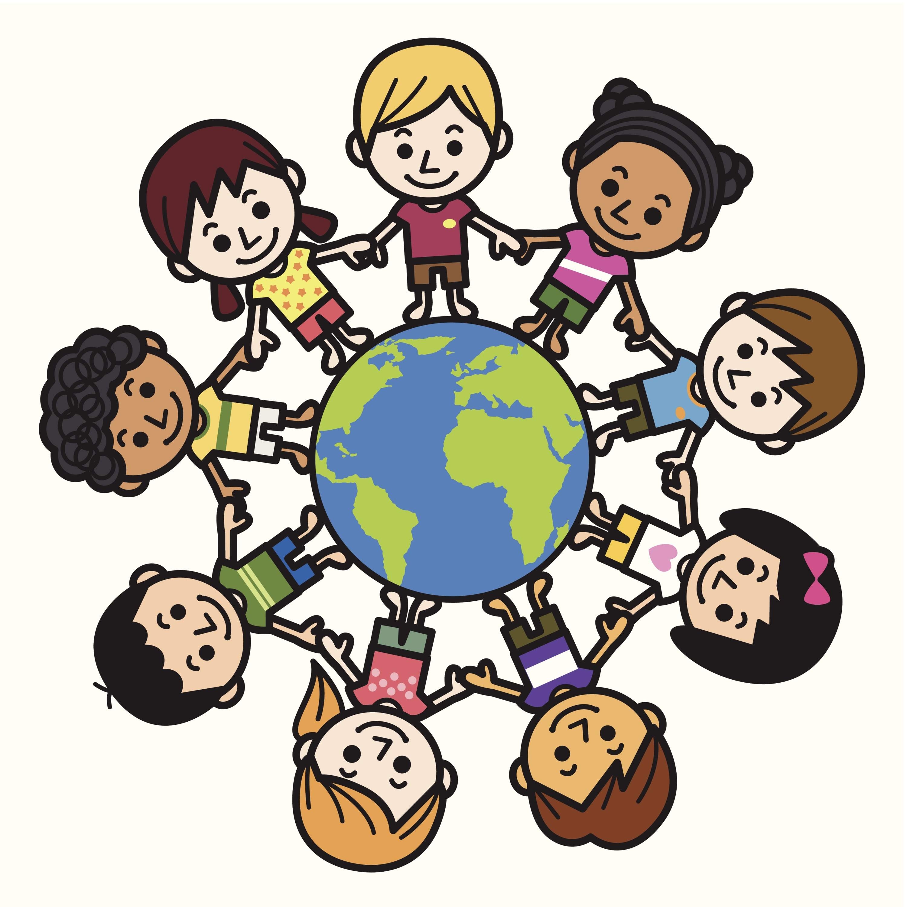 Multicultural Children Clipart