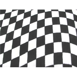 Premium Anti-Pill<br>Wavy Checkered Flag Fleece B624 "LAST PIECE ...