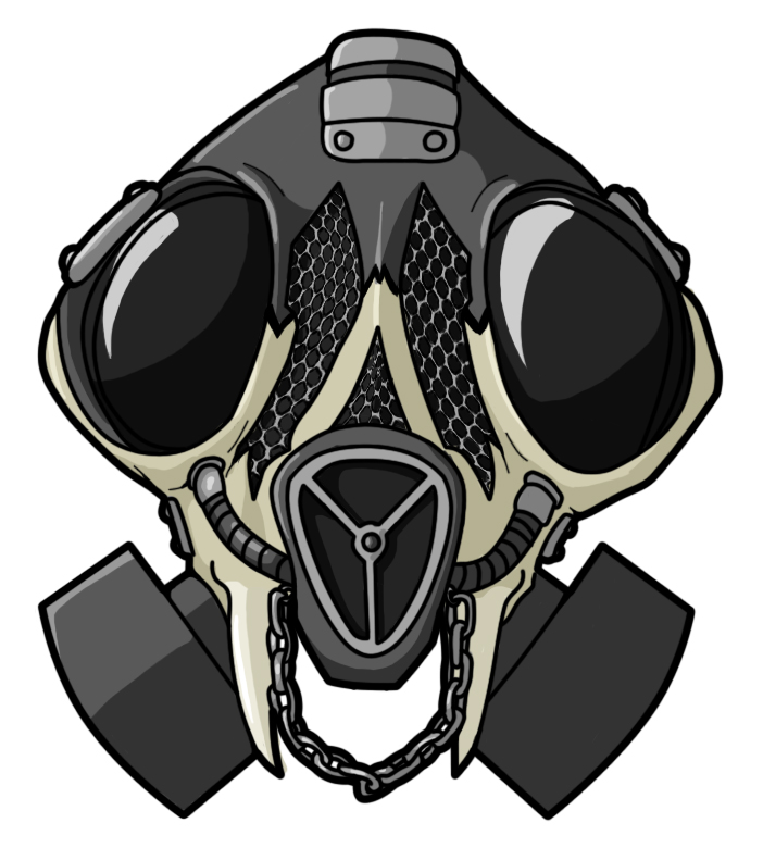 Skull Gas Mask by ZombieBunnies on Newgrounds