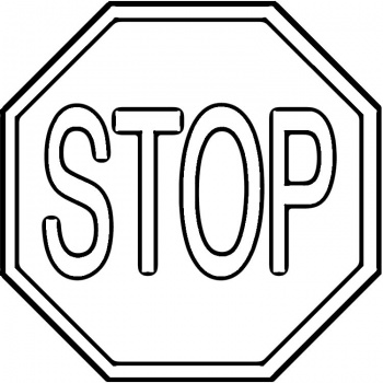 Stop Sign Coloring Page Stop Signs Coloring Pages Clipart Free To ...